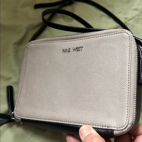 Nine West Grey and Black Crossbody Bag Roomy to
store wallet and some essentials - Picture 1 of 10